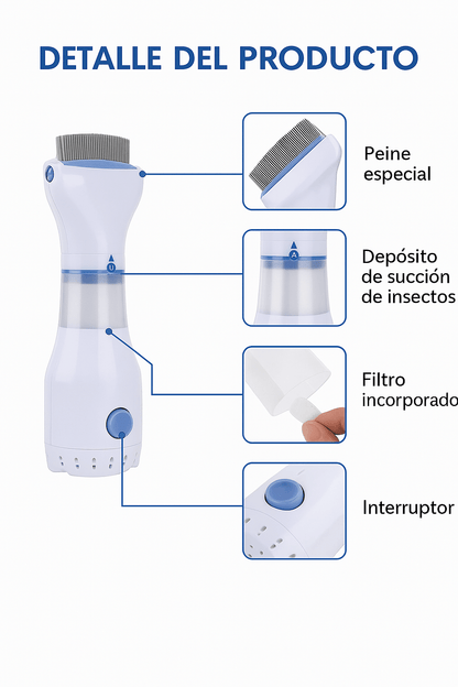 Peine StopLend: quitapiojos eléctrico - SwiftShop